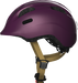 Abus Smiley Bicycle helmet for kids, Royal Purple, side view