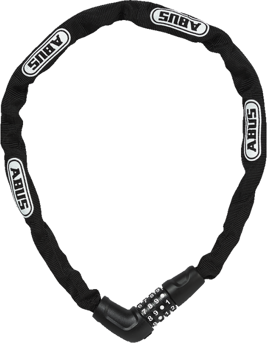 ABUS Steel-O-Chain 5805C/75 Chain Lock with 4-digit Combination for Bicycles and scooters, in black