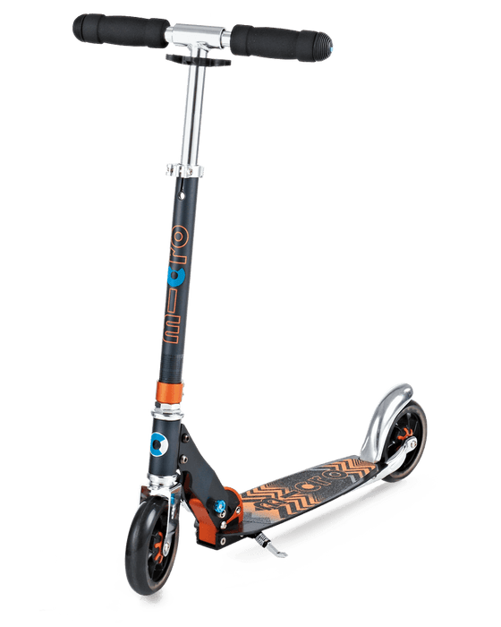 Micro Speed Plus Kick Scooter with 145mm wheels in Aztec Black/Orange