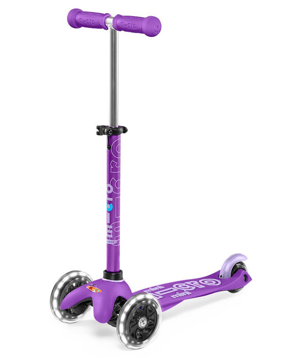 Mini MICRO Deluxe LED 3 Wheel Kick Scooter For Kids