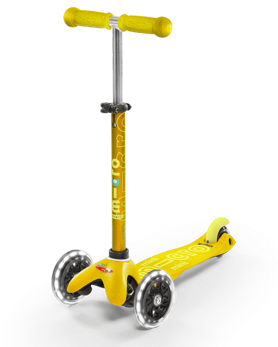 Mini MICRO Deluxe LED 3 Wheel Kick Scooter For Kids