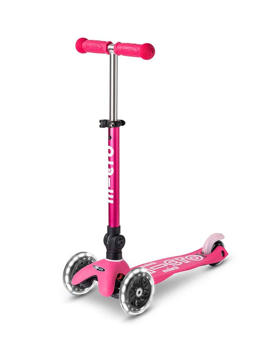 Mini Micro Foldable LED scooter, Pink