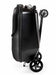 Micro Luggage 3.0 cabin sized carry on luggage folded trolley mode
