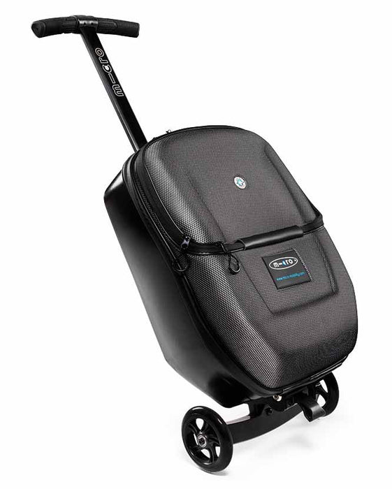 Micro Luggage Black Cabin-sized carry-on with Built in Scooter — Decks ...