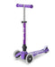 Mini Micro Foldable LED scooter, Purple