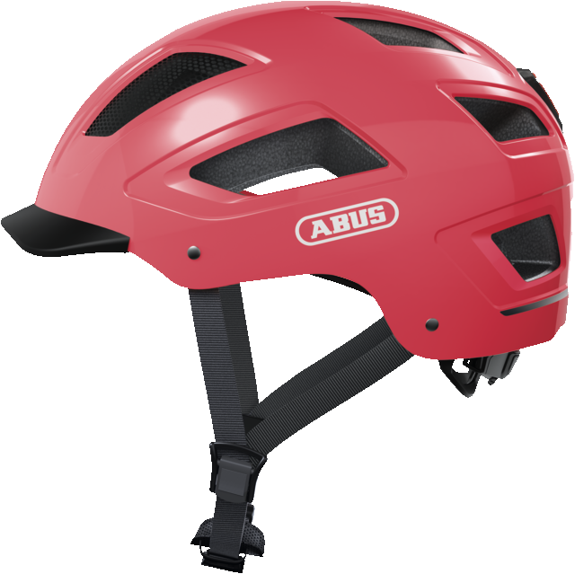 Abus hyban urban helmet top with integrated led taillight