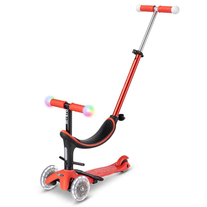 Micro Mini2grow Deluxe Magic LED Three Wheel Convertible Scooter for kids