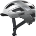 Abus Hyban 2.0 Urban Commuting bicycle helmet in Signal Silver, side view