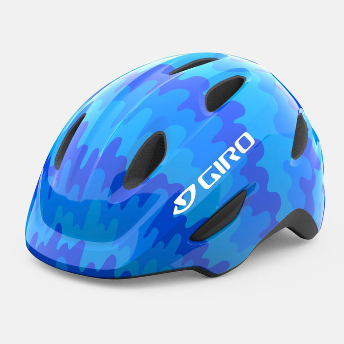 Giro Scamp Youth bicycle Helmet in Blue Splash