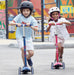 kids riding maxi micro deluxe LED kick scooter