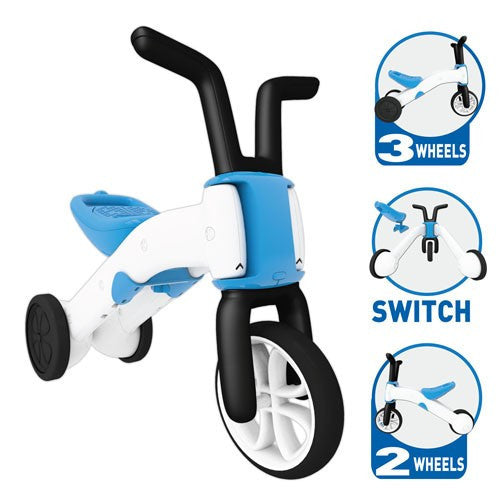 Chillafish Bunzi Gradual Balance Bike Blue Decks And Scooters