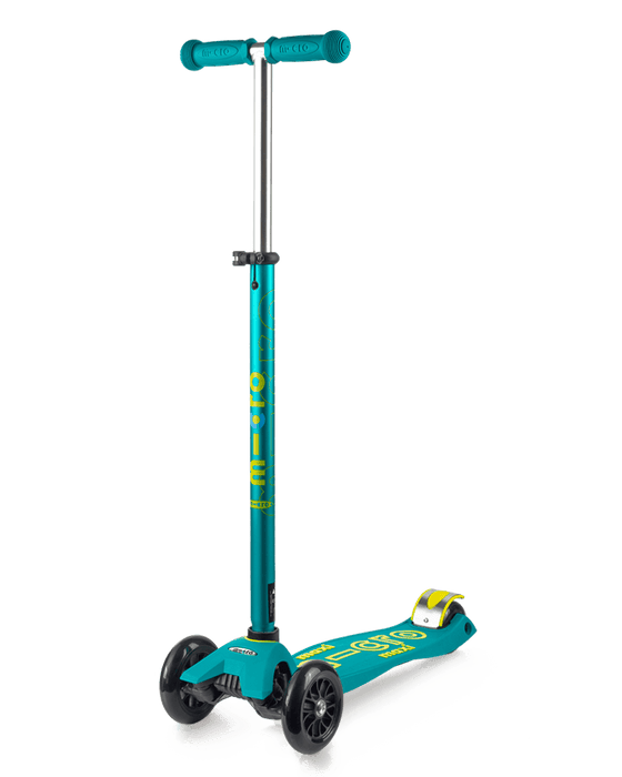 Micro Maxi Deluxe 3 wheel kick scooter for kids petrol green