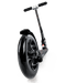 micro white kick scooter, rear view