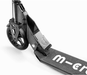 Micro Downtown Black kick scooter folding mechanism close up