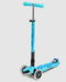 Micro Maxi LED Foldable Three Wheel kick scooter in Bright Blue