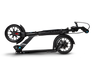 Micro Metropolitan Black kick scooter, folded view