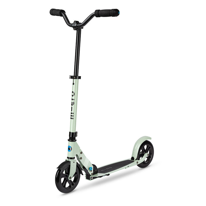 Micro Speed Deluxe medium sized kick scooter with bicycle-style full width handlebars