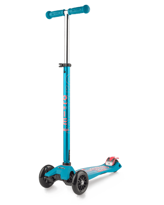 Micro Maxi Deluxe 3 wheel kick scooter for kids aqua