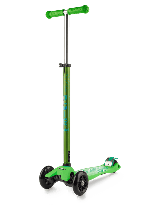 Micro Maxi Deluxe 3 wheel kick scooter for kids green