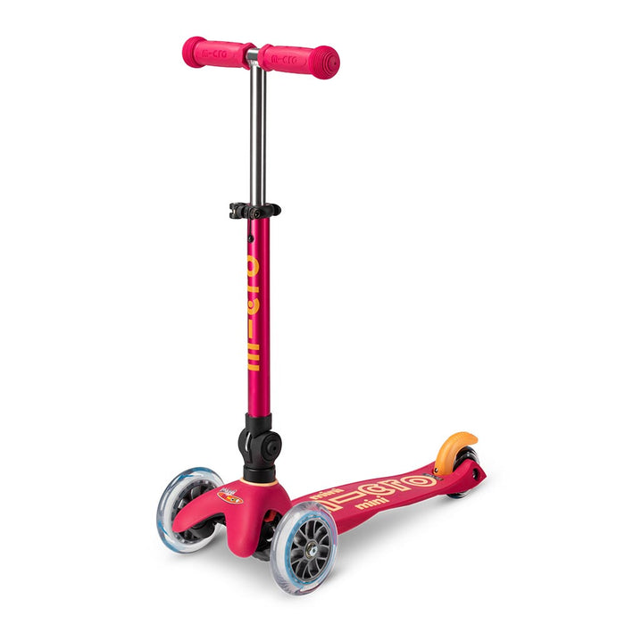 Mini Micro Foldable kick scooter, in ruby red
