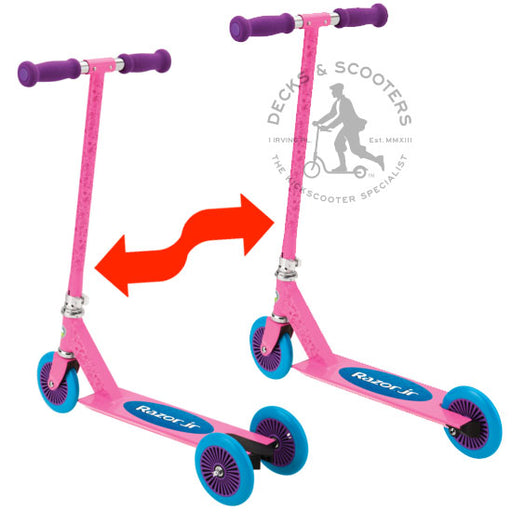 Razor Jr Mixi convertible kick scooter in pink